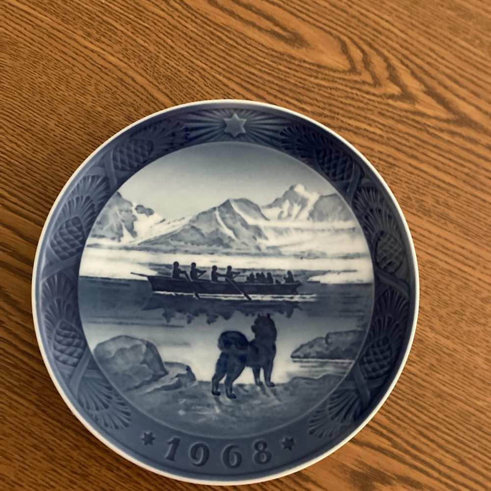 Royal Copenhagen Collectable Plate 1968